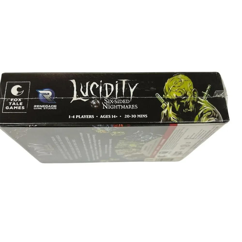 Lucidity: Six-Sided Nightmares Board Game by Renegade 1-4 Players Age 14+
